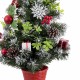 Christmas Tree Red Multicolour Plastic Pineapples 60 cm