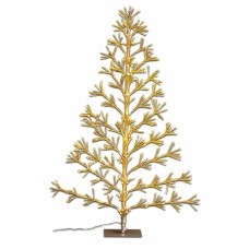 Christmas Tree Golden Metal Plastic 120 cm