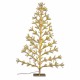 Christmas Tree Golden Metal Plastic 120 cm