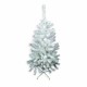 Christmas Tree White Multicolour PVC Metal Polyethylene 80 x 80 x 150 cm