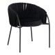 Chair Black 60 x 49 x 70 cm