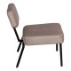 Chair Black Beige 58 x 59 x 71 cm