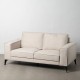 Sofa Black Cream Nylon Polyester 175 x 86 x 81 cm