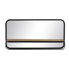 Wall mirror Black Crystal 80 x 14 x 40 cm