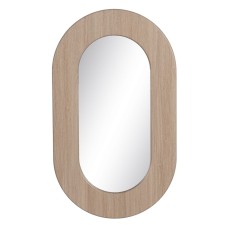 Wall mirror Natural Crystal MDF Wood 50 x 2,2 x 85 cm