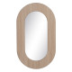 Espejo de pared Natural Cristal Madera MDF 50 x 2,2 x 85 cm
