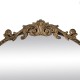 Wall mirror Golden Crystal Iron 47 x 17,5 x 53 cm