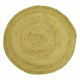 Carpet Green Jute 120 x 120 cm