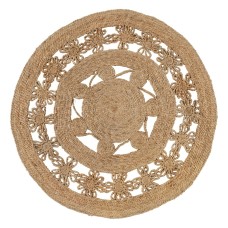 Carpet Natural Jute 120 x 120 cm