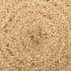 Alfombra 120 x 120 x 1 cm Natural Yute