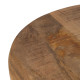 Tablero de mesa Redondo Beige Madera de mango 70 x 70 x 3 cm