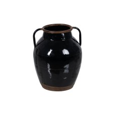 Vase Black Iron 18,5 x 18,5 x 22 cm