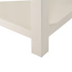 Mesita de Noche ORIENT Blanco Madera de abeto Madera MDF 45 x 30 x 66 cm
