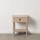 Nightstand White 48 x 40 x 61 cm