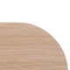 Centre Table NUDE Black Natural 100 x 40 x 38 cm