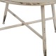 Centre Table Cream Iron 75 x 75 x 50 cm