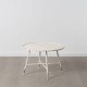 Centre Table Cream Iron 75 x 75 x 50 cm