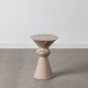 Mesa auxiliar Beige Hierro 34 x 34 x 50 cm