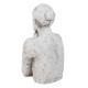 Bust Clay Lady 35 x 28 x 54 cm