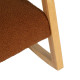 Mecedora Marrón Beige Madera de caucho Tejido 60 x 83 x 72 cm