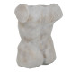 Macetero Gris Cemento Busto 20,5 x 13 x 29 cm
