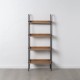 Shelves Black Beige Iron Fir wood 63 x 42 x 156 cm