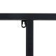 Shelves Black Crystal Iron 110 x 26 x 74 cm