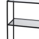 Shelves Black Crystal Iron 110 x 26 x 74 cm