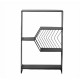 Shelves Black Iron 80 x 35 x 120 cm