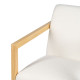 Mecedora Blanco Natural Madera de caucho Tejido 60 x 83 x 72 cm