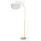 Lámpara de Pie Blanco Dorado Metal Plumas 60 W 220-240 V 68 x 40 x 175 cm