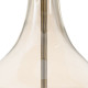 Lámpara de mesa Dorado Poliéster Metal Cristal 60 W 220-240 V 39 x 39 x 89 cm