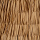 Desk lamp Natural Natural Fibre 40 W 220-240 V 26 x 26 x 39 cm