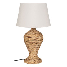 Desk lamp Cream Natural Linen Iron Natural Fibre 60 W 220-240 V 40 x 40 x 69,5 cm