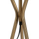 Desk lamp White Black Golden Iron 40 W 33 x 33 x 63,5 cm