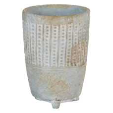 Macetero Gris Cemento 14 x 14 x 19,5 cm