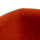 Armchair Red Natural Rubber wood Foam Fabric 82 x 77 x 74 cm