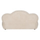 Sofá Beige Poliéster Madera de pino 149 x 76 x 77 cm