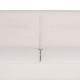 3-Seater Sofa Cream Wood 220 x 87 x 85 cm