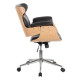 Armchair 68 x 62 x 85 cm Natural Black