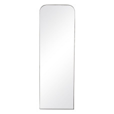 Wall mirror 50 x 2,5 x 150 cm Black Metal