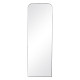 Wall mirror 50 x 2,5 x 150 cm Black Metal