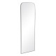 Wall mirror 50 x 2,5 x 150 cm Black Metal