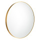 Wall mirror Golden Aluminium Crystal 100 x 4 x 100 cm