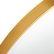 Wall mirror Golden Aluminium Crystal 100 x 4 x 100 cm
