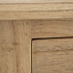 Mesita de Noche Natural madera de mindi 50 x 32 x 72 cm