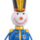 Christmas bauble Multicolour Soldier 15 x 11 x 35,5 cm