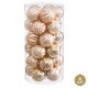 Christmas Baubles Golden Plastic Ø 6 cm (30 Units)
