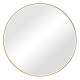 Espejo de pared Dorado Aluminio Cristal 80 x 4 x 80 cm