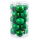 Bolas de Navidad Verde Plástico 6 x 6 x 6 cm (20 Unidades)